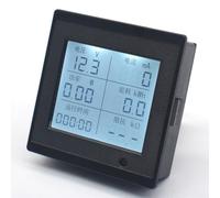 Qualoramall Compteur d'énergie CC 6-100 V 20 A Voltmètre Ampèremètre numérique avec mesure multifonction pour la tension, le courant, l'énergie, le temps et l'impédance, la surcharge et la tension A