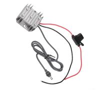 Qualoramall Convertisseur Boost DC 12 V 24 V vers 30 V 3,5 A Cordon d'alimentation pour Starlink avec fusible IP68 Boîtier en aluminium étanche pour voiture, camping-car, bateau, chariot de golf