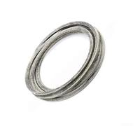 Qualoramall Courroie de tondeuse à gazon 374,6 x 1,6 cm Accessoire de rechange compatible avec 196103, 532196103 et 587686701 pour un fonctionnement fluide et une installation facile sur Garden Ya