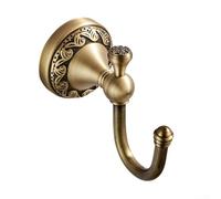 Qualoramall Crochet mural élégant en laiton pour décoration de la maison, crochet simple au design européen, convient pour salon, chambre à coucher, cuisine, salle de bain, 10,5 cm avec vis incluses