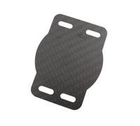 Qualoramall Entretoise de pédale de vélo en fibre de carbone 0,5 mm 1 mm 2 mm pour pédale de verrouillage Speedplay Lollipop Réglage de la longueur des jambes avec boulons et vis Noir (0,5 mm)