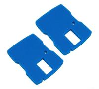 Qualoramall Éponge de rechange pour filtre de bassin 30,5 x 22,9 x 3,5 cm en mousse de polyuréthane bleue compatible avec CUF-6000 et pompe de fontaine Sunsun 660 GPH pour filtre à eau efficace