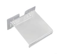 Qualoramall Étagère murale flottante en acrylique transparent sans perçage pour salle de bain, cuisine, chambre à coucher - Support de rangement pour photos, livres, œuvres d'art, cosplay (A)