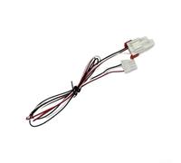 Qualoramall Faisceau de câblage de moteur pour ventilateur de réfrigérateur, fil de connexion standard avec plastique isolé ignifuge, pièce de rechange de connecteur de moteur sécurisé