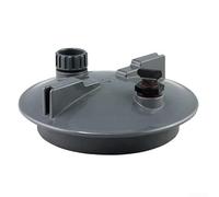 Qualoramall Filtre à sable Couvercle supérieur Manchon Manchon Manchon de | 1 set ABS à montage latéral de 3,8 cm avec pince pour systèmes de filtre à sable, résistant à la chaleur et à l'eau (gris)