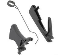 Qualoramall Gâchette de commande d'accélérateur avec ressort pour scies à tronçonner K760 K770 remplace 588086202 588086001 595835701 Ensemble accélérateur Noir