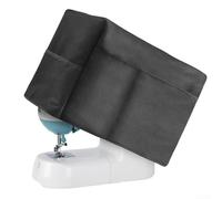 Qualoramall Housse anti-poussière pour machine à coudre avec grandes poches de rangement latérales en maille 600D Oxford pour la plupart des machines standard, résistante aux rayures et à la saleté ou