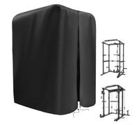 Qualoramall Housse de protection imperméable pour rack de gym, équipement de gym d'extérieur pour squat, haltérophilie, équipement d'entraînement à domicile (420D)