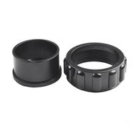Qualoramall Kit de remplacement pour chlorinateur de sel de piscine IntelliChlor IC20 IC40 IC60 IC80, connecteur de 4,8 cm avec joints toriques et écrous, remplace la pièce numéro 520595 (lot de 2 ou