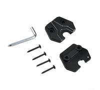 Qualoramall Kit de réparation de pare-soleil pour Ram 1500 2019-2023 - Clip de rechange en aluminium avec 2 boucles, 4 vis et 1 clé pour fixer le pare-soleil tombant