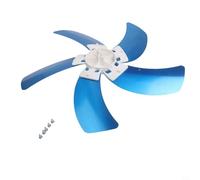 Qualoramall Lames de ventilateur électrique en aluminium 5 designs pour ventilateurs de table de 35,6 cm et 45,7 cm, pièces de rechange argentées avec cache-écrou, construction en métal léger