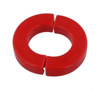 Qualoramall Lot de 2 crochets d'attelage avant pour Chevrolet 1500 2007-2025 en ABS rouge