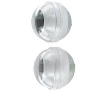 Qualoramall Lot de 2 lampes solaires flottantes RVB pour piscine, jardin, étangs, lacs et fontaines - 3 modes d'éclairage - Blanc chaud et changeant de couleur - Batterie 300 mAh IP65