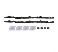 Qualoramall Lot de 2 sangles de sécurité anti-basculement pour TV et meubles - En nylon noir - Pour grand écran jusqu'à 100"