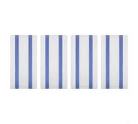 Qualoramall Lot de 4 ou 10 tampons de rechange en microfibre pour nettoyage du sol Swiffer 30 x 15 cm Blanc