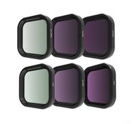 Qualoramall Lot de filtres pour Go Pro Iit avec filtres ND CPL et UV 3, 1, 4, 1, 6, 1 lot d'options en alliage d'aluminium et verre optique pour une meilleure qualité d'image et une réduction de