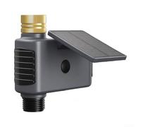 Qualoramall Minuteur d'irrigation solaire WiFi intelligent pour système d'arrosage automatique de jardin avec motifs d'arrosage efficaces et consommation d'énergie durable pour la maison et