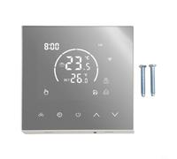 Qualoramall Panneau thermostat intelligent WiFi pour chauffage au sol électrique systèmes de chaudière murale avec commande vocale programmation 7 jours verrouillage de sécurité enfant (chauffage de