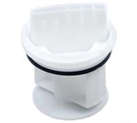 Qualoramall Pompe de vidange de machine à laver - Pièce de rechange compatible avec les modèles Bosch/Siemens 605010/647920 - Élimination efficace de l'eau avec construction ABS (blanc)