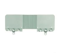 Qualoramall Protection anti-éclaboussures en silicone pliable avec ventouses pour comptoir de cuisine et îlot - Empêche l'eau de se renverser (bleu clair)