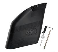 Qualoramall Protection de déflecteur de pont de tondeuse à gazon 106,7 cm de rechange pour tondeuse autoportée Craftsman 130968, plastique avec matériel de montage pour un meilleur entretien de la