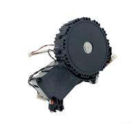 Qualoramall Roue principale de rechange pour aspirateur robot Mova Z60 Ultra Roller Côté gauche ou droit Roulette en plastique noir pour navigation de plancher en bois dur Fonctionnement silencieux