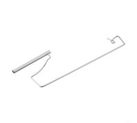 Qualoramall Support de fil à coudre réglable pour grandes et petites bobines, cadre en fil d'acier pour machines industrielles et domestiques, organisateur peu encombrant pour table de couture, noir