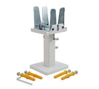 Qualoramall Supports de radiateur en acier pour radiateurs - Support de sol réglable en acier - Kit de montage au sol avec vis d'extension et clés hexagonales