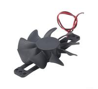 Qualoramall Ventilateur de refroidissement pour cuisinière à induction 85 mm 18 V - Ventilateur de rechange pour appareils de cuisine - Noir - Moteur silencieux - Gestion thermique efficace