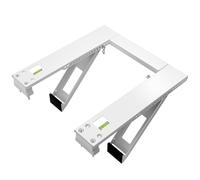 Qualward Support pour climatiseur de fenêtre Ac Support de fenêtre - Robuste avec 2 bras - Jusqu'à 180 kg pour 12 000 à 24 000 Btu Ac Units supporte jusqu'à 180 lbs
