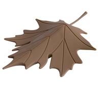 QUALY - Cale Porte Design Feuille (Marron) - Cale Porte Marron