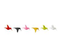 QUALY QL10102M Lot de 6 aimants en Forme de colibris
