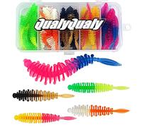 QualyQualy Leurre Souple de Pêche 5,7cm - 1.3g Articles de Pêche en Silicone (Couleur A 40 pièces)