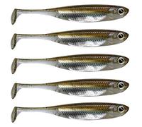 QualyQualy Leurres Souples de Pêche Shad Leurre Souple de Pêche en Silicone Leurre Peche pour Brochet Truite Perche 7cm-8cm-10cm-12,5cm