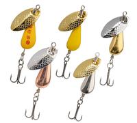 QualyQualy Trout Spinners Kit de leurres de pêche - Assortis - Lot de 5 (leurre de pêche - 0,3 g)