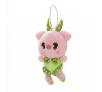 Quan De Sheng - Porte-clés en peluche rose animal de ballet - QD-SD-0104 - 15 cm - 20
