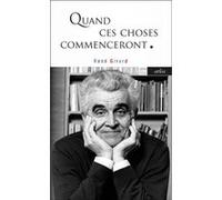 Quand ces choses commenceront René Girard (Auteur)