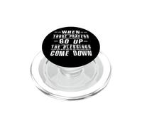Quand Ces PRIÈRES MONTENT, Les BÉNÉDICTIONS DESCENDENT PopSockets PopGrip pour MagSafe