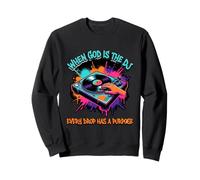 Quand Dieu est Le DJ, Chaque Goutte a Un But | Musique chrétienne Sweatshirt