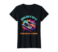 Quand Dieu est Le DJ, Chaque Goutte a Un But | Musique chrétienne T-Shirt Graphique avec Valeur