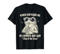Quand Dieu m'a créé, il a souri et a Dit « Grenouille » (Dicton chrétien) T-Shirt