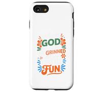 Quand Dieu m'a créé, il a souri et a Dit Que ce Serait Amusant et Sarcastique Coque pour iPhone SE (2020) / 7/8