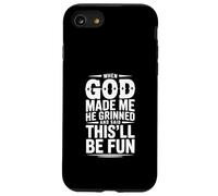 Quand Dieu m'a créé, il a souri et a Dit Que ce Serait Coque pour iPhone SE (2020) / 7/8