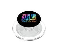 Quand Dieu m'a créée, il a souri et m'a Dit Que ce Serait Amusant PopSockets PopGrip pour MagSafe
