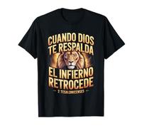 Quand Dieu Te Respira El Infierno Retrocede - Chrétien T-Shirt
