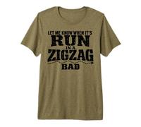Quand il Court en Zigzag, Mauvaise Humeur T-Shirt Haut de Gamme
