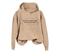 Quand il fait assez sombre, vous pouvez voir le sweat à capuche ? Unisexe Drôle « Pouvez-vous voir le pull à capuche ? » Pull Femme Douillet, kaki, L