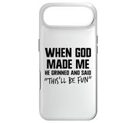 Quand il m'a Fait Sourire, Dieu a Dit Que ce Serait Amusant, Jésus Coque pour iPhone Air