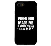 Quand il m'a Fait Sourire, Dieu a Dit Que ce Serait Amusant, Jésus Coque pour iPhone SE (2020) / 7/8