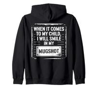 Quand il s'agit de Mon Enfant, Je sourirai sur ma Photo de Papa Sweat à Capuche